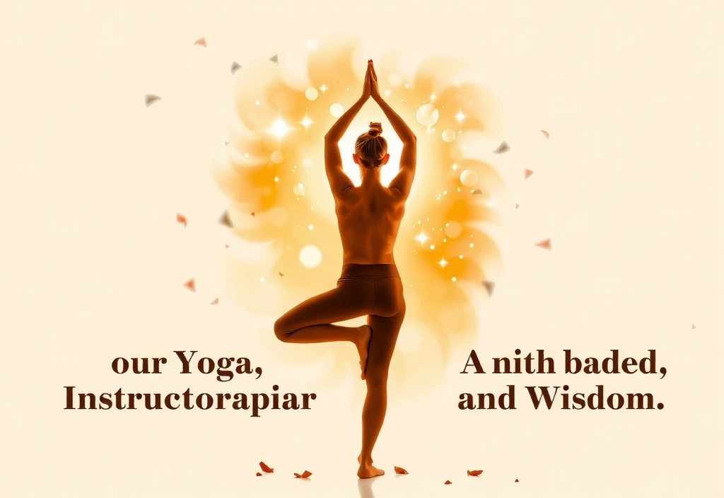 Yoga instructor demonstrating a pose in a studio