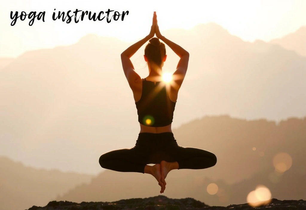 Yoga instructor smiling in a natural light setting
